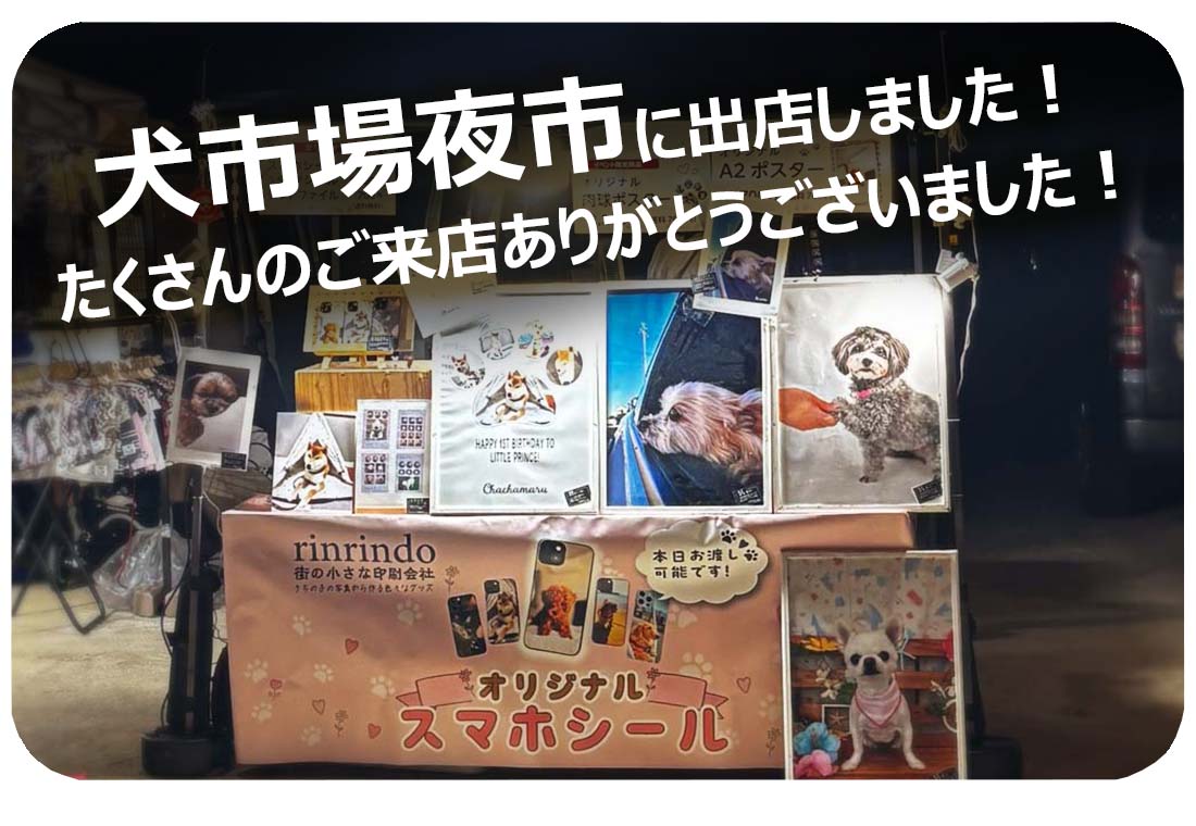 8.14-15「犬市場夜市」に出店しました！🐾